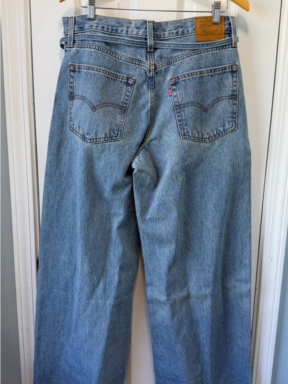 Levi's Women's XL Straight Wide Leg Jeans Size 29 - Picture 5 of 13